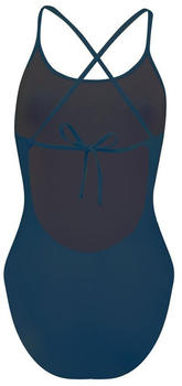 Puma V Neck Swimsuit (100001634-001) blau