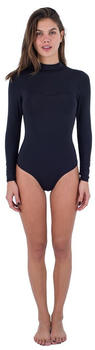 Hurley Oao Solid Zip Back Surf Suit Swimsuit (HDO1108) schwarz