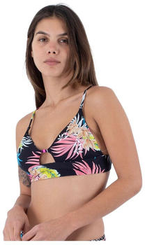 Hurley Hana Reversible Bralette Bikini Top (HDT1227) schwarz