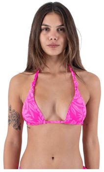 Hurley Jungle Walk Soft Tie Triangle Bikini Top (HDT1232) rosa