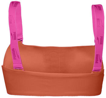 Puma Bandeau Bikini Top (701221753) orange/rosa