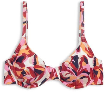 Esprit Bikinitop mit Blumenprint (993EF1A325) dark red