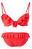 S.Oliver Push-Up-Bikini mit Rüschen (6007194.3000) rot