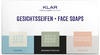 KLAR Seifen Klassische Seife Gesichtsseifen Set (3 x 100g)