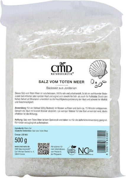 CMD Naturkosmetik Neutral Salz vom Toten Meer (500g)