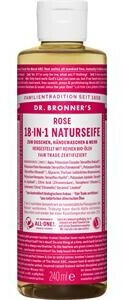 Dr. Bronner's Flüssigseife Rose 18-in-1 Naturseife (120ml)