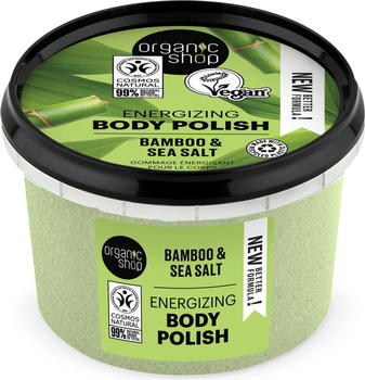 Organic Shop Energizing Body Polish Bamboo & Sea Salt (250 ml)