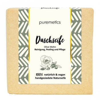 puremetics Duschseife Olive Mohn (100 g)