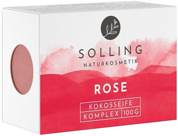 Ölmühle Solling Naturkosmetik Rosen Kokosseife (100 g)