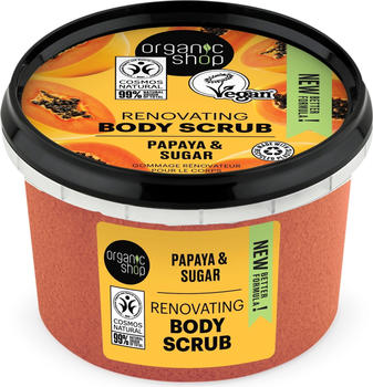 Organic Shop Renovating Body Scrub Papaya & Sugar (250 ml)