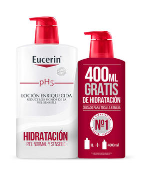 Eucerin pH5 Skin Protect Wash Lotion Pack (1L + 400ml)