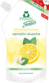 Frosch Duschgel Sensitiv Zitronenminze Nachfüllbeutel (500 ml)