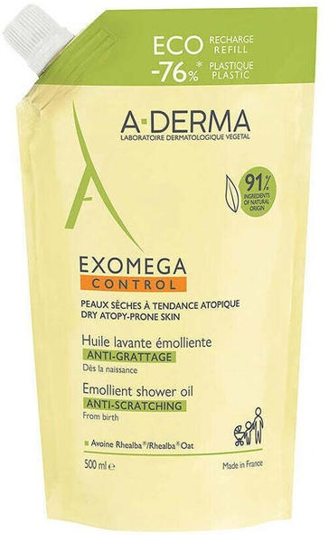 A-Derma Exomega Control Duschöl Refill (500 ml)