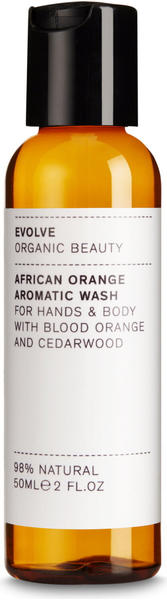 Evolve Organic Beauty African Orange Aromatic Hand & Body Wash (50 ml)