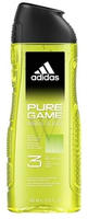 Adidas Pure Game Duschgel f&uuml;r Gesicht, K&ouml;rper und Haare 3in1 f&uuml;r Herren 400...
