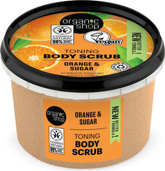 Organic Shop Toning Body Scrub Orange & Sugar (250 ml)