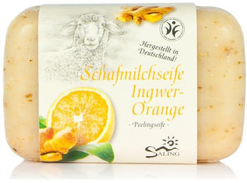 Saling Schafmilchseife Ingwer-Orange Peeling (100 g)