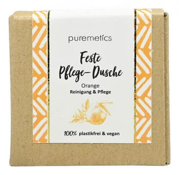 puremetics Feste Pflege-Dusche Orange (60 g)