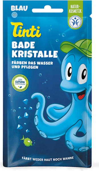 Tinti Kinder Badezusatz Badekristalle blau (60g)