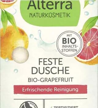 Alterra Feste Dusche Bio-Grapefruit (100 g) Alterra Feste Dusche Bio-Grapefruit (100 g)