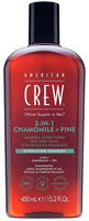 American Crew Haarshampoo "3-IN-1 CHAMOMILE + PINE" f&uuml;r jeden Haartyp geeignet,