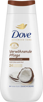 Dove Duschcreme Advanced Care Verw&ouml;hnende Pflege, Kokos&ouml;l & Mandel (225ml)