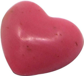 Speick Schafmilchseife Herz rot mit Rosenblütenblättern (65g)