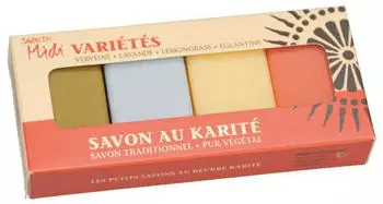 Savon du Midi G&auml;steseifen mit Karit&eacute;-Butter (4 x 20g)