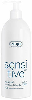 Ziaja Sensitive Waschgel f&uuml;r Gesicht und K&ouml;rper (400ml)