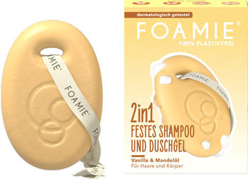 Foamie 2in1 Festes Shampoo & Duschgel Vanille & Mandelöl (80g)