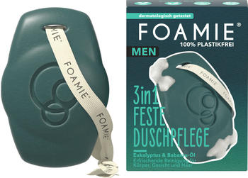 Foamie MEN 3in1 Feste Duschpflege Eukalyptus & Babassu-Öl (90g)