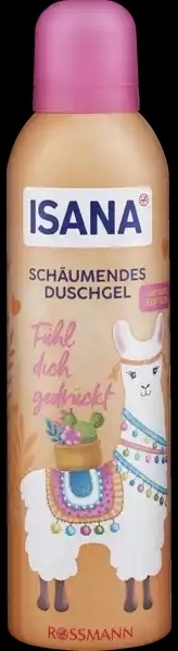 Isana Sch&auml;umendes Duschgel F&uuml;hl dich gedr&uuml;ckt