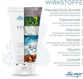 LA MER Med Duschcreme o.Parfum 150 ml – Optimale Feuchtigkeitsversorgung für trockene Haut