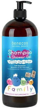 benecos Family Shampoo & Shower Gel Soft Sweetness 950 ml