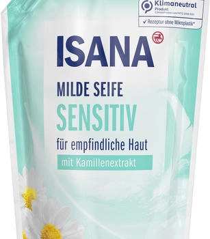 Isana Milde Seife Sensitiv Nachfüllbeutel (850 ml)