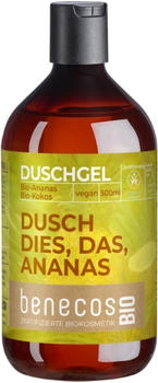 benecos Bio-Duschgel Bio-Ananas "Dusch, Dies, Das, Ananas" 500 ml