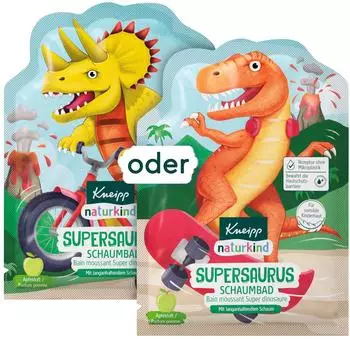 Kneipp naturkind Schaumbad Supersaurus 40 ml