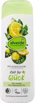 Alverde Duschgel Zeit für Glück Bio-Minze Bio-Bergamotte (250 ml)