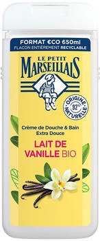 Le Petit Marseillais Dusch- und Badecreme Extra Mild Bio-Vanillemilch 650ml (90046200)