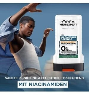 L'Oréal Men Expert Magnesium Defense Extra Sensitiv Duschgel mit Niacinamid 5in1 (3600524143237)