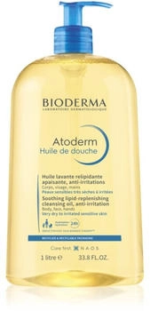 Bioderma Atoderm Body Wash for Very Dry Skin Prone to Eczema 1L