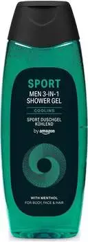 By Amazon Sport Men 3-in-1 Shower Gel with Menthol