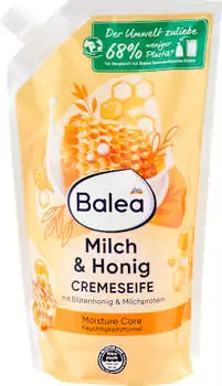 Balea Milch & Honig Cremeseife Nachf&uuml;llpack (500 ml)