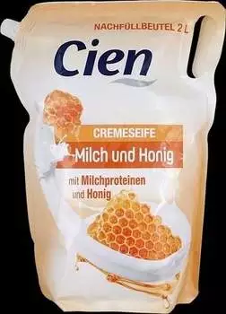 Cien Cremeseife Milch und Honig Nachf&uuml;llpack (500 ml)