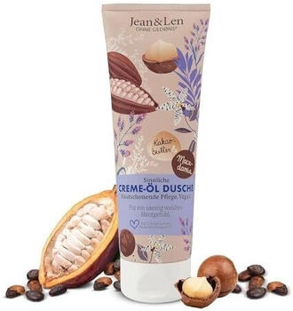 Jean & Len Sinnliche Creme-Öl Dusche Kakaobutter Macadamia (250ml)