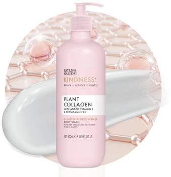 Baylis & Harding Kindness+ Plant Collagen Rejuvenate Body Wash 500ml