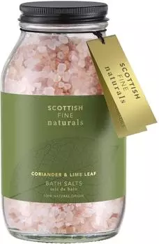 Scottish Fine Soaps Naturals Coriander & Lime Leaf Bath Salts (500 g)