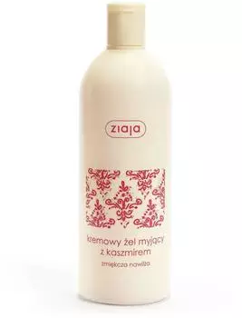 Ziaja Gel doccia cremoso con proteine del cashmere e glicerina per ammorbidire e idratare, 500 ml
