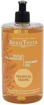 BeauTerra Tropical shower oil argan and macadamia bio (750 ml)