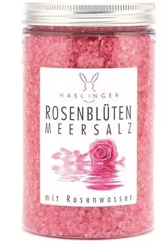 Haslinger Rosenbl&uuml;ten Meersalz 450 g